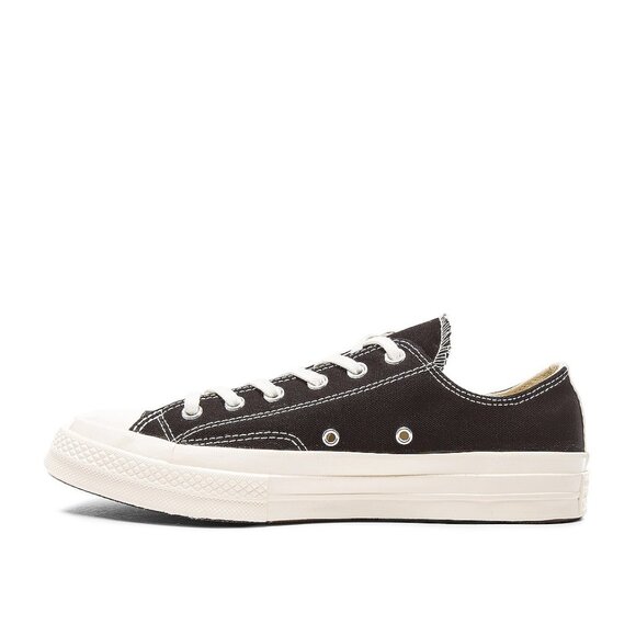 SOLD🏷️NWT COMME des GARCONS PLAY Converse Large Emblem Low Top Canvas NEW - Picture 2 of 10